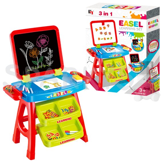Tabuľa so stolíkom EASEL 2v1                    