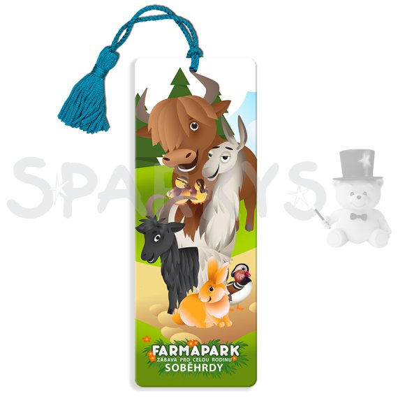 PRIME 3D ZÁLOŽKA - FARMAPARK ZVIERATKA 3                    