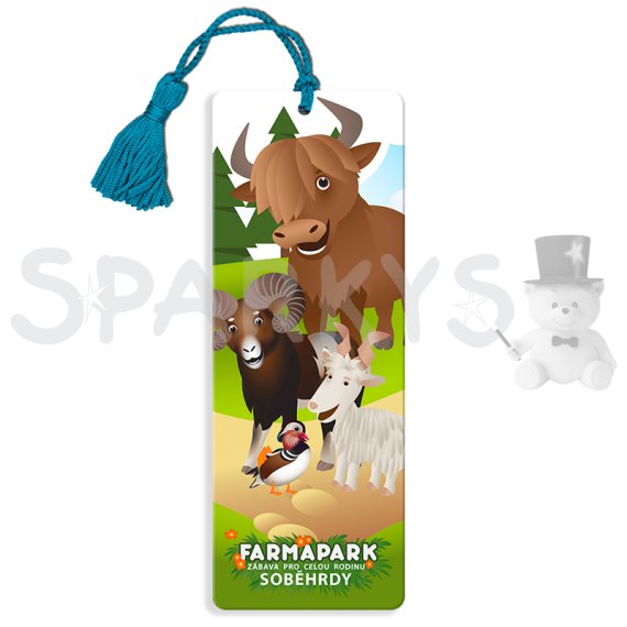 PRIME 3D ZÁLOŽKA - FARMAPARK ZVIERATKA 2                    
