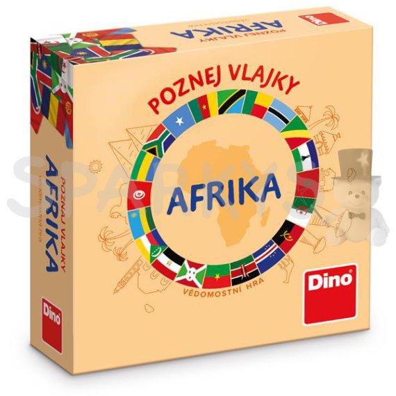Dino - POZNAJ VLAJKY AFRIKA Cestovná hra                    