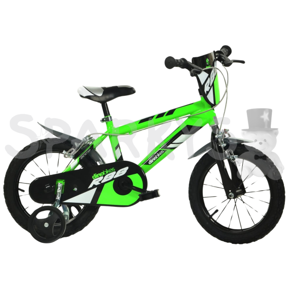 DINO Bikes - Detský bicykel 16" - Zelené 2017                    