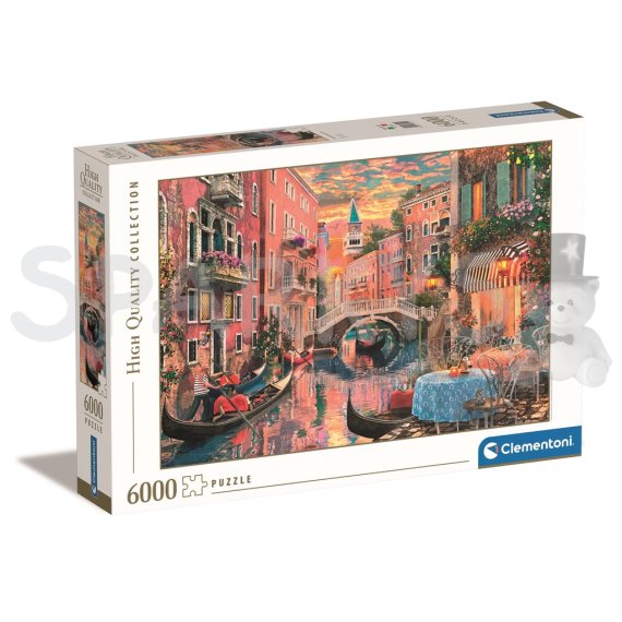Clementoni - Puzzle 6000 Západ slnka v Benátkach                    
