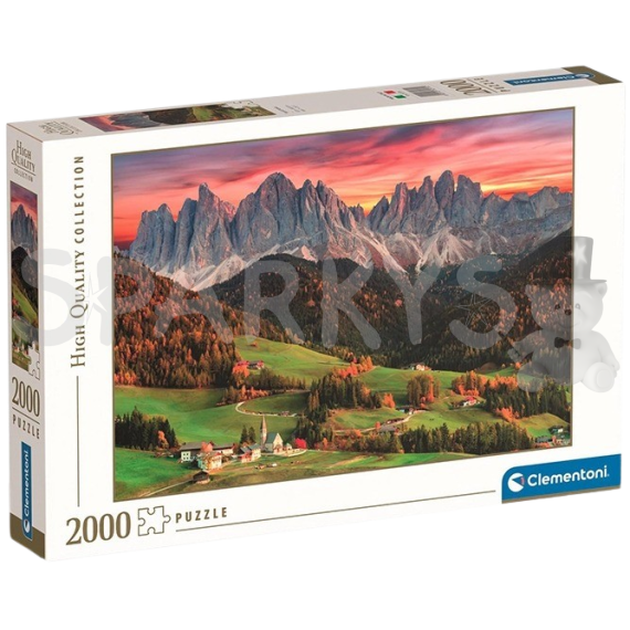 Clementoni - Puzzle 2000 Údolie Val di Funes                    