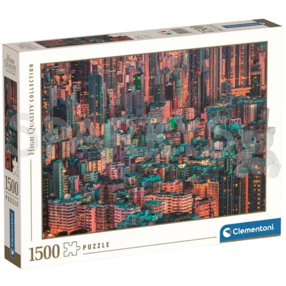 Clementoni - Puzzle 1500 The Hive, Hong Kong                    