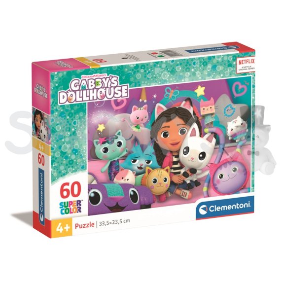 Clementoni - Puzzle 60 Gábinin kúzelný domček                    