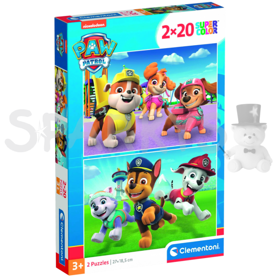Clementoni - Puzzle 2x20 Labková Patrola                    