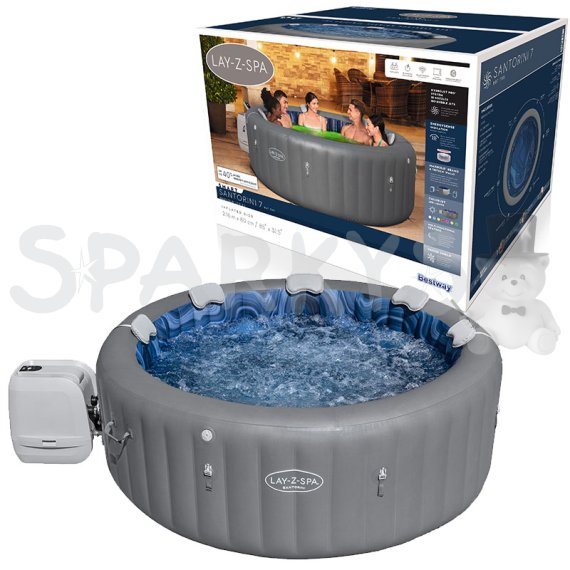 BESTWAY 6001T - Vírivka Lay-Z-Spa® Santorini HydroJet Pro™ s APP                    