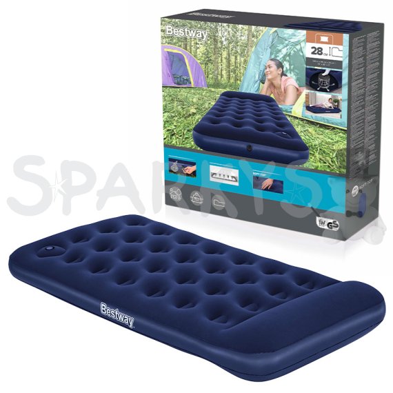 BESTWAY 67224 - Nafukovací matrac s integrovanou nožnou pumpou 188 x 99 x 28 cm                    