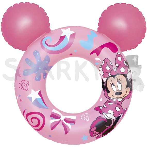 BESTWAY 9102N - Nafukovací kruh s ušami Disney Junior Minnie Mouse 74 x 76 cm                    