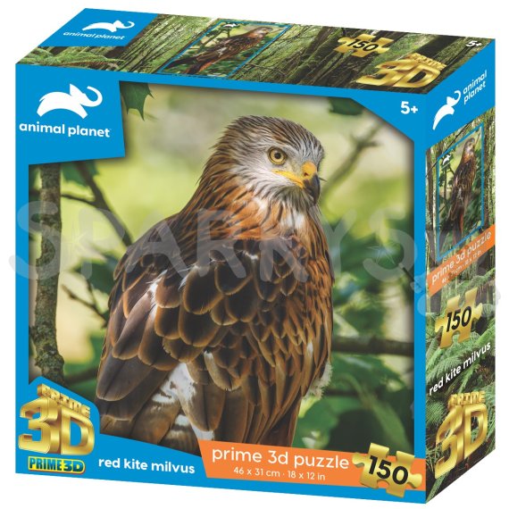 PRIME 3D PUZZLE - Červený drak Milvus 150 ks                    