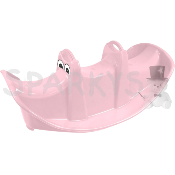 Mochtoys - Hojdačka veľké ružové krokodíl                    
