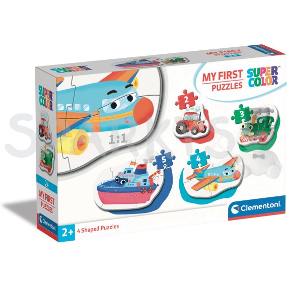 Puzzle 2-3-4-5 Moje prvé puzzle: Dopravné prostriedky                    