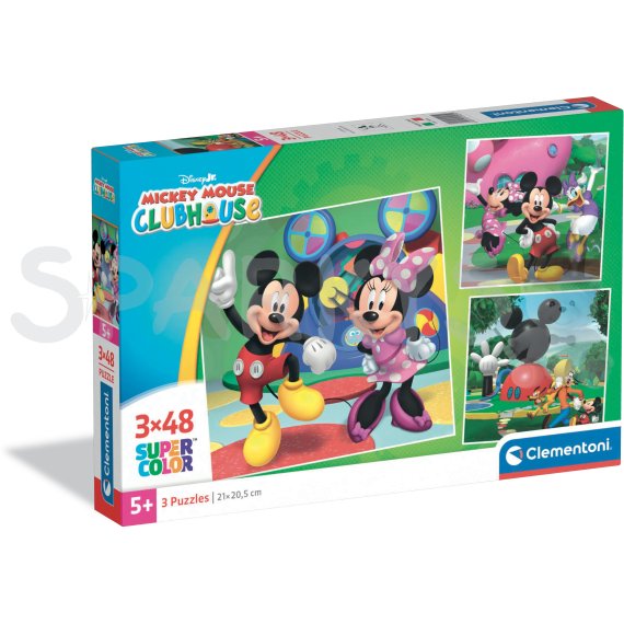 Puzzle 3x48 Mickeyho klbík                    