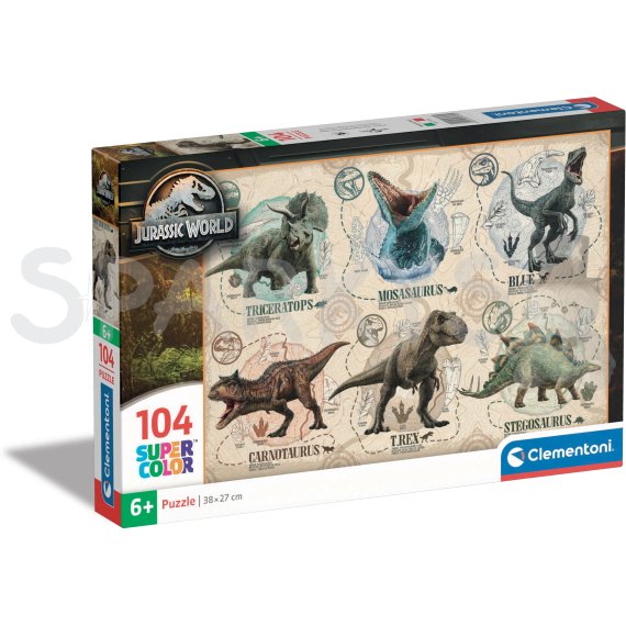 Puzzle 104 Jurský svet                    