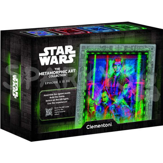 Puzzle 520 Metamorfné: Star Wars Ep. I-III                    