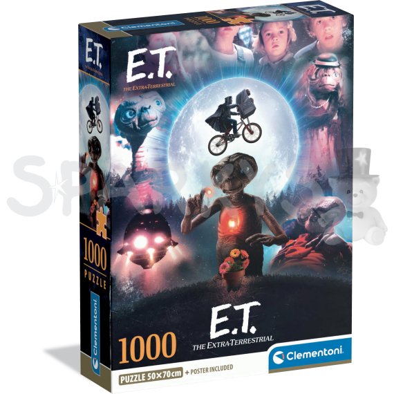 Puzzle 1000 Kultové filmy: E.T. Mimozemšťan                    