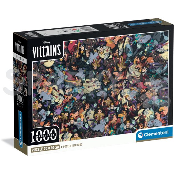 Puzzle 1000 Disney Záporáci (Villains)                    