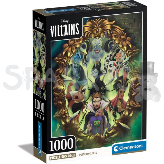 Puzzle 1000 Disney Záporáci                    