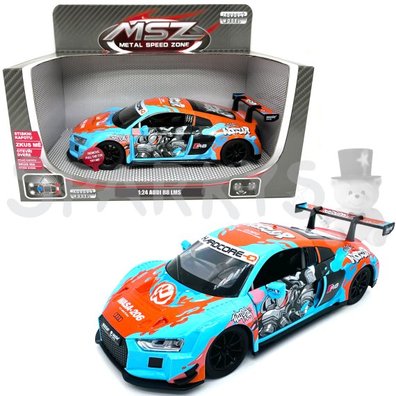 Kovový model - 1:24 Audi R8 LMS so svetlom a zvukom                    
