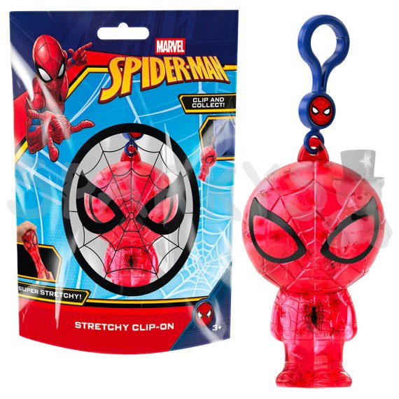 Marvel Spider-man - Mačkacie prívesky s klipom - viac druhov                    