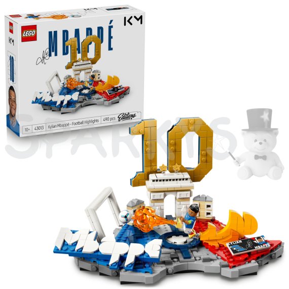 LEGO® Editions 43013 Kylian Mbappé – Hviezdne momenty futbalu                    