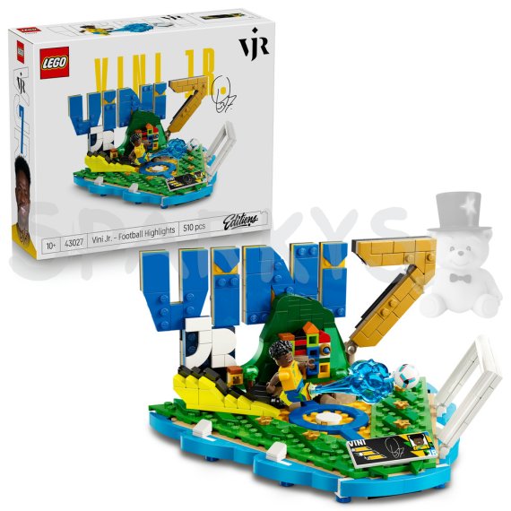 LEGO® Editions 43027 Vini Jr. – Hviezdne momenty futbalu                    