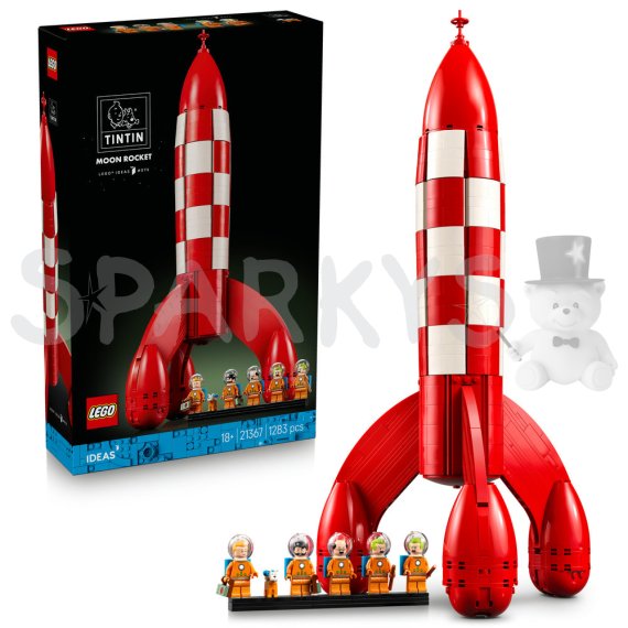 LEGO® Ideas 21367 Tintin® a raketa na Mesiac                    