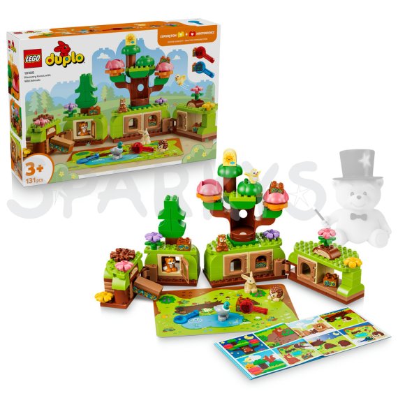 LEGO® DUPLO® 10480 Les plný objavov s divokými zvieratkami                    