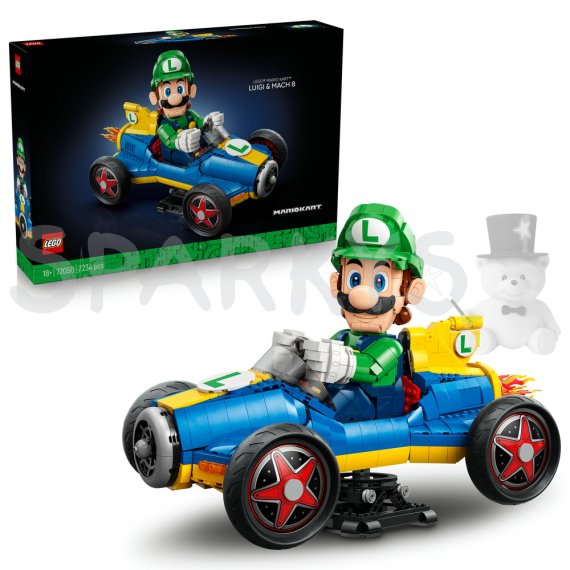 LEGO® Super Mario™ 72050 Mario Kart™ – Luigi a Mach 8                    
