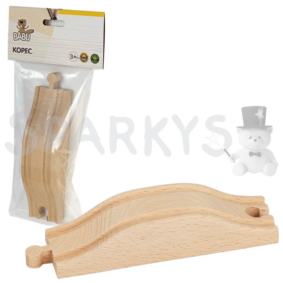 BABU vláčiky - Koľaj kopec 15 cm                    
