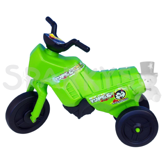 TEDDIES - Odrážadlo Enduro Yupee zelené malé plast                    