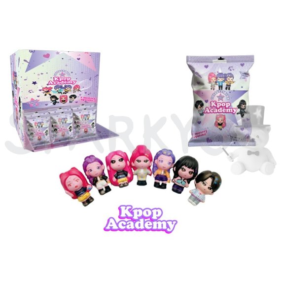 K-Pop Academy Squishy stláčacia figúrka 9 cm - Blind Bag (prekvapenie) 7 druhov                    