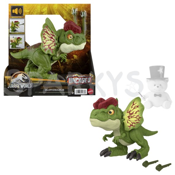 Jurský svet Vystreľujúci Dilophosaurus so zvukmi                    