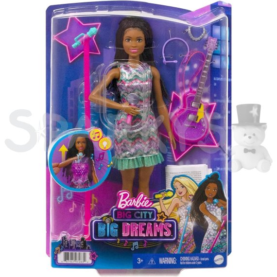 Barbie Dreamhouse Adventures Brooklyn Speváčka So zvukmi                    