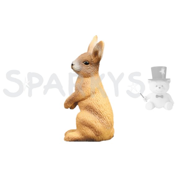 BALULU - figúrka Králik hnedý stojaci                    