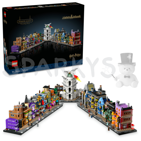 LEGO® Harry Potter™ 76444 Kúzelnícke obchody na Priečnej ulici                    