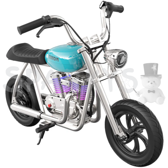 HYPER GOGO Pioneer 12 Plus APP detská motorka modrá                    