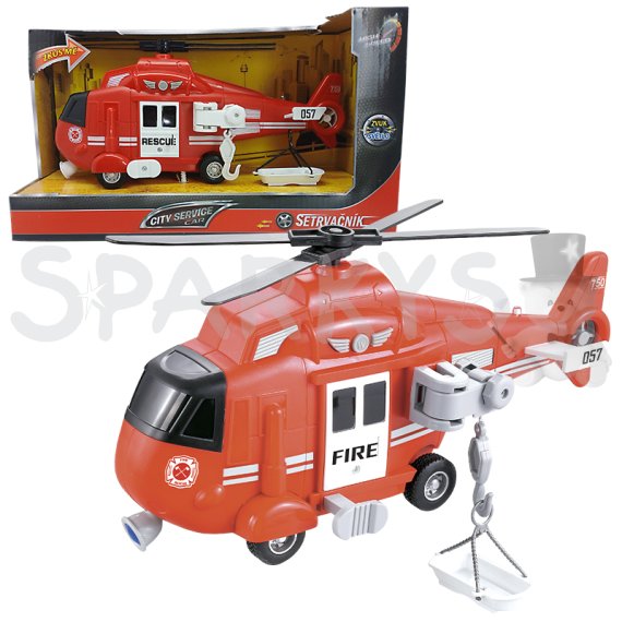 CITY SERVICE CAR - 1:16 Záchránsky vrtuľník                    