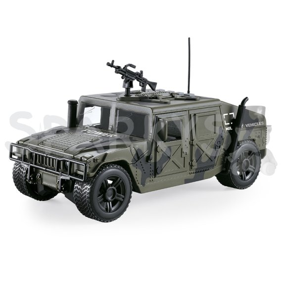 CITY SERVICE CAR - 1:16 Vojenské obrnené vozidlo tmavé maskovanie                    
