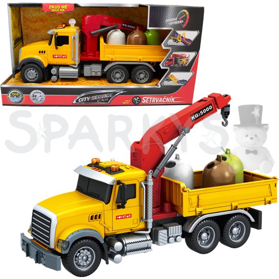 CITY SERVICE CAR - 1:14 Nákladné auto na odvoz triedeného odpadu                    