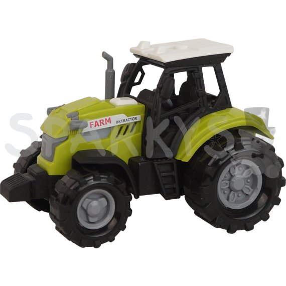FARM SERVICE - Traktor so zvukmi a svetlami - zeleno-červený                    