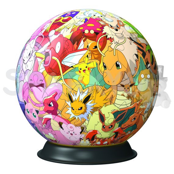3D Puzzle - Puzzle-Ball Pokémoni                    