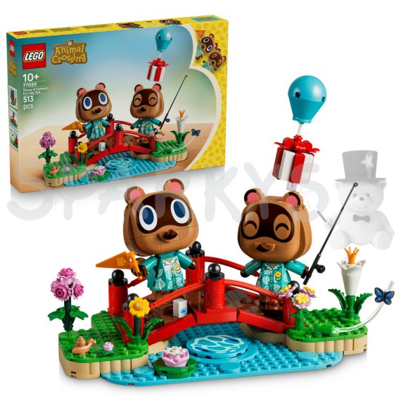 LEGO® Animal Crossing™ 77059 Zábavný deň Timmy a Tommy                    