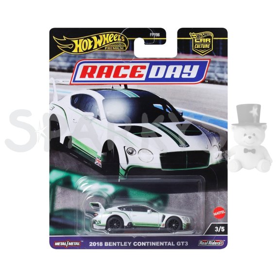 Hot Wheels 1:64 Premium 2018 Bentley Continental GT3                    