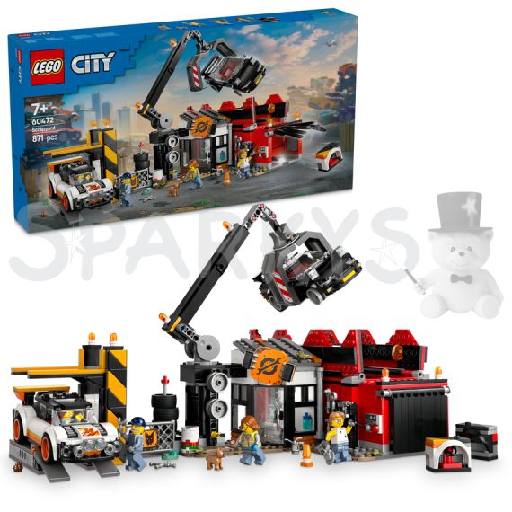 LEGO® City 60472 Vrakovisko s autami                    