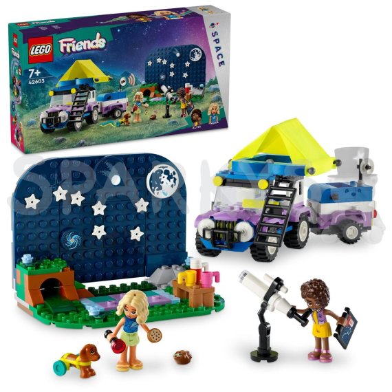 LEGO® Friends 42603 Karavan na pozorovanie hviezd                    