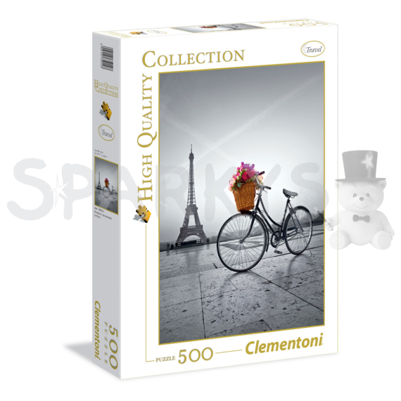 Clementoni - Puzzle 500 Romantická procházka Paříží                    