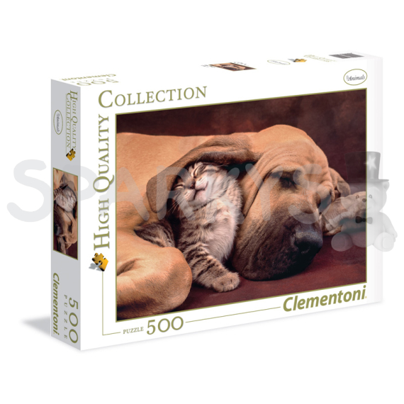 Clementoni - Puzzle 500 Cuddles                    