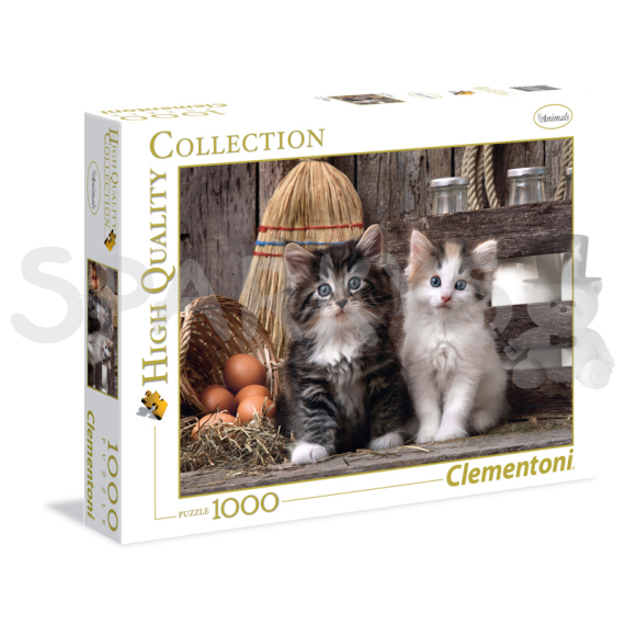 Clementoni - Puzzle 1000 Koťátka                    