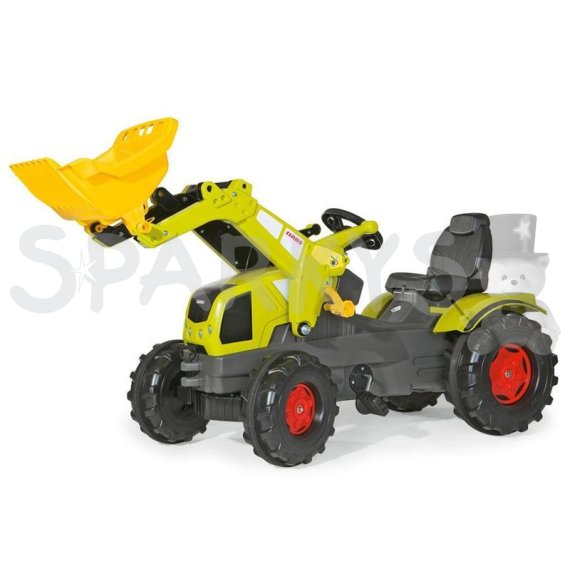 ROLLYTOYS - Šliapací traktor Farmtrac Claas Axos s predným nakladačom                    